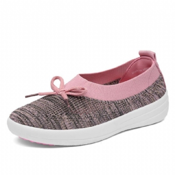 Atmungsaktive Strick Outdoor Flats Für Damen