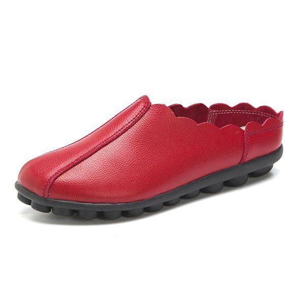 Bequeme Flache Damen Loafer Zum Hineinschlüpfen Von Laciness