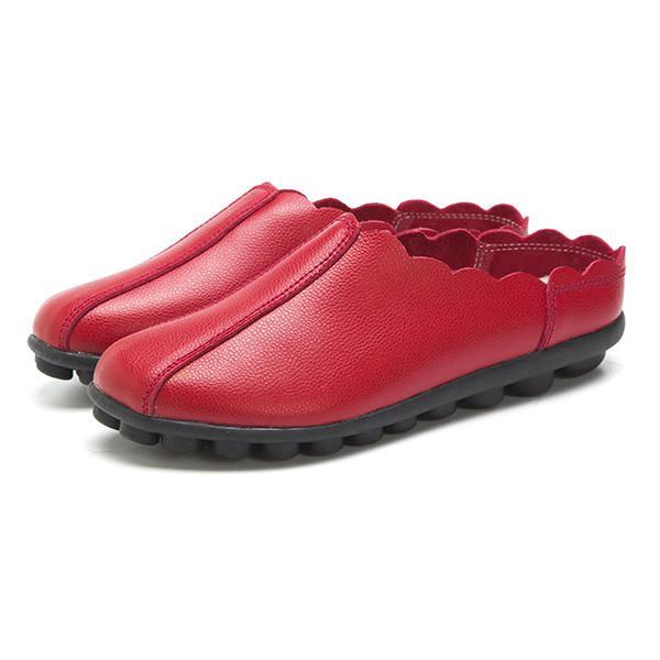 Bequeme Flache Damen Loafer Zum Hineinschlüpfen Von Laciness