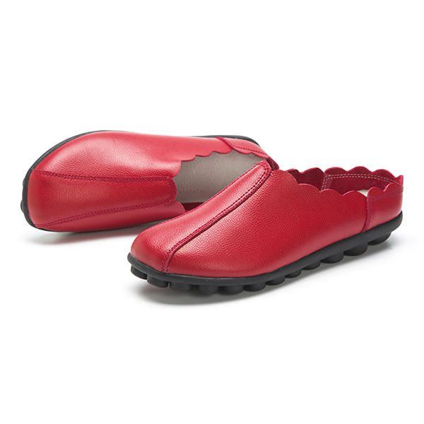 Bequeme Flache Damen Loafer Zum Hineinschlüpfen Von Laciness