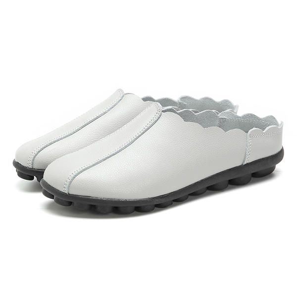 Bequeme Flache Damen Loafer Zum Hineinschlüpfen Von Laciness