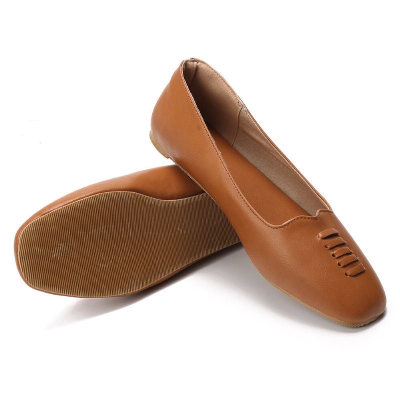 Bequeme Leichte Slip On Slipper Mit Eckiger Zehenpartie Für Damen