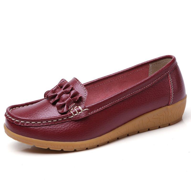 Bequeme Rutschfeste Lässige Loafer Für Damen Mit Bowknot Nähten