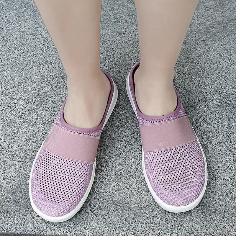 Damen Casual Fashion Mesh Bequeme Slip On Loafer