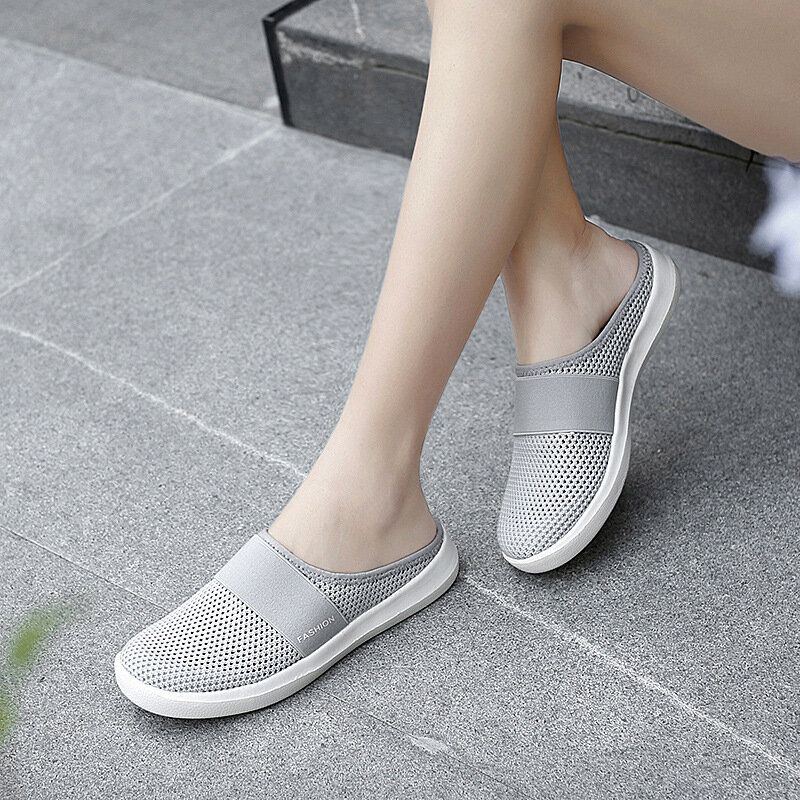 Damen Casual Fashion Mesh Bequeme Slip On Loafer