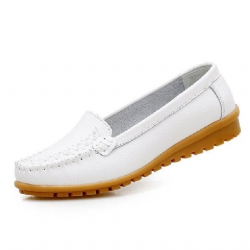 Damen Flache Schuhe Lässige Slip On Outdoor Loafer