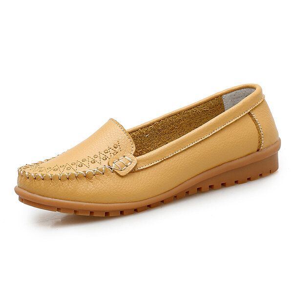 Damen Flache Schuhe Lässige Slip On Outdoor Loafer