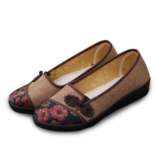 Damen Freizeit Schicke Schuhe Atmungsaktive Schlupfschuhe Schweißabsorbierende Flats