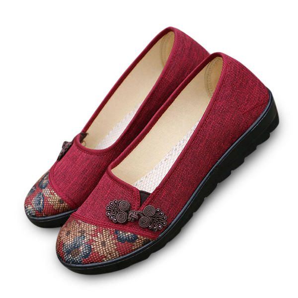 Damen Freizeit Schicke Schuhe Atmungsaktive Schlupfschuhe Schweißabsorbierende Flats