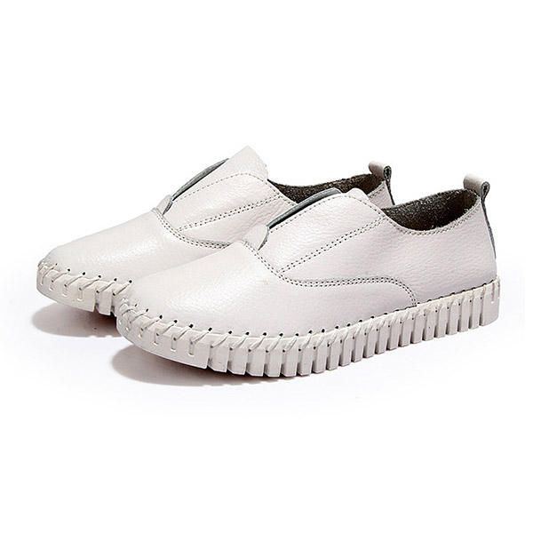 Damen Frühling Casual Flats Spitzschuh Mit Weicher Sohle Schuhe Slip On Flat Loafers