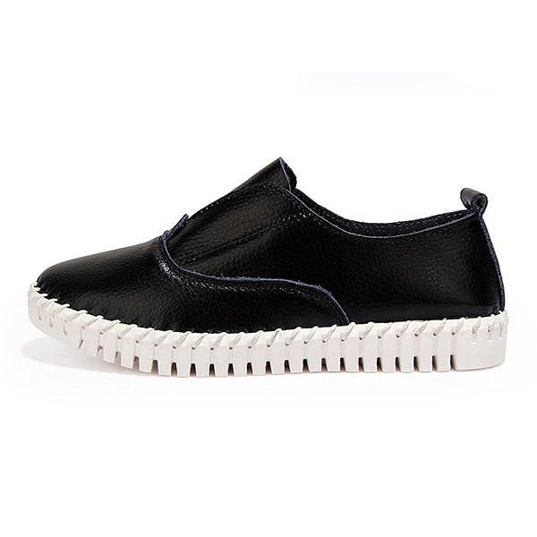 Damen Frühling Casual Flats Spitzschuh Mit Weicher Sohle Schuhe Slip On Flat Loafers