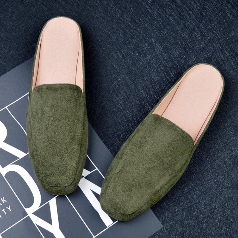 Damen Loafer In Reiner Farbe Leicht Leger Und Flach