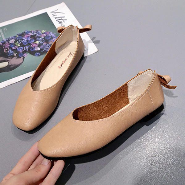 Damenschuhe Bowknot Soft Casual Flats