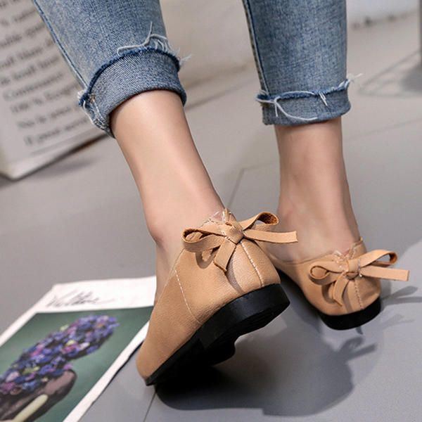 Damenschuhe Bowknot Soft Casual Flats