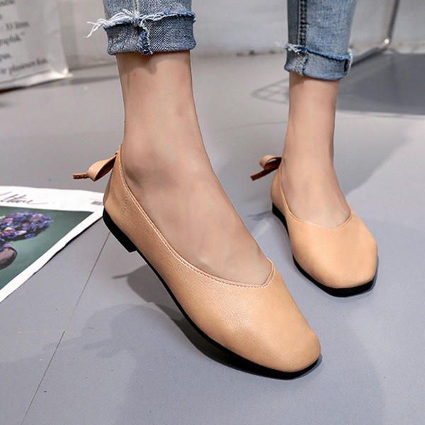 Damenschuhe Bowknot Soft Casual Flats