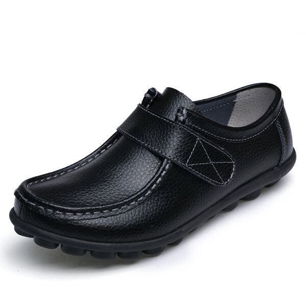 Flache Damenschuhe Zum Hineinschlüpfen Runder Zehenbereich Weiche Outdoor Loafer