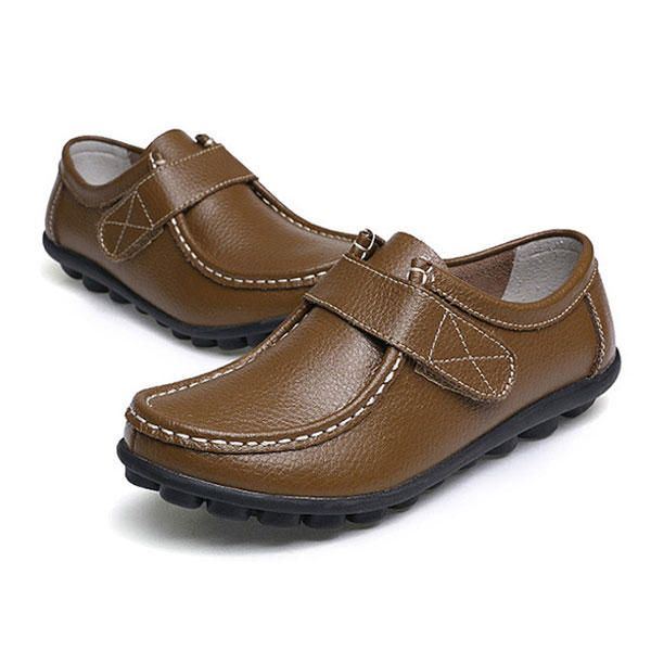 Flache Damenschuhe Zum Hineinschlüpfen Runder Zehenbereich Weiche Outdoor Loafer