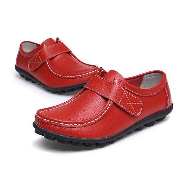 Flache Damenschuhe Zum Hineinschlüpfen Runder Zehenbereich Weiche Outdoor Loafer