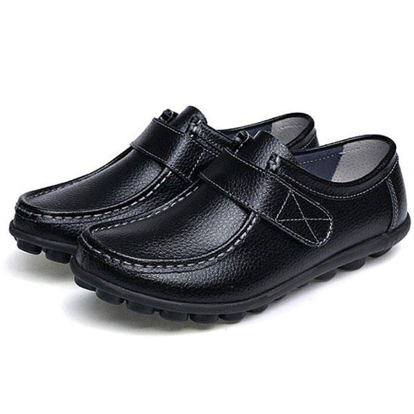 Flache Damenschuhe Zum Hineinschlüpfen Runder Zehenbereich Weiche Outdoor Loafer