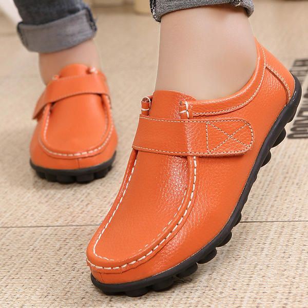 Flache Damenschuhe Zum Hineinschlüpfen Runder Zehenbereich Weiche Outdoor Loafer