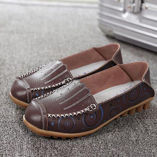 Flache Loafer Zum Hineinschlüpfen Mit Weicher Sohle Für Damen