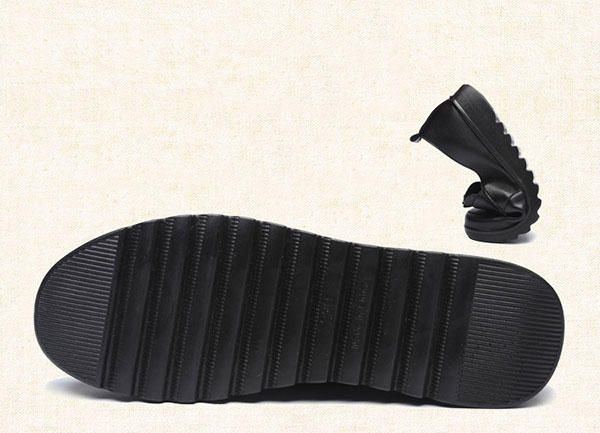 Flache Slipper Aus Leder Für Damen Zum Hineinschlüpfen