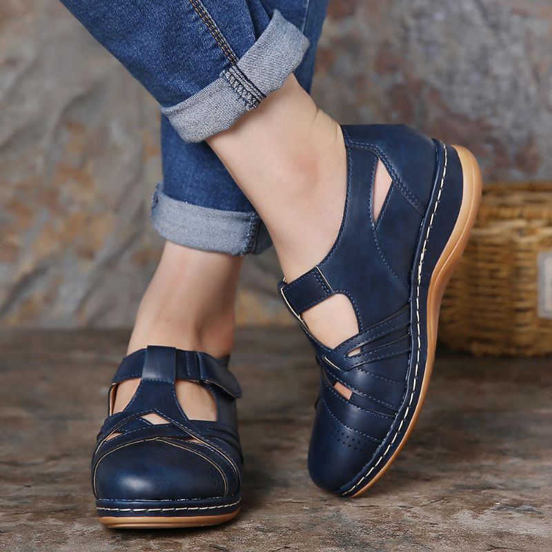 Damen Aushöhlen Bequeme Atmungsaktive Spring Flats Freizeitschuhe