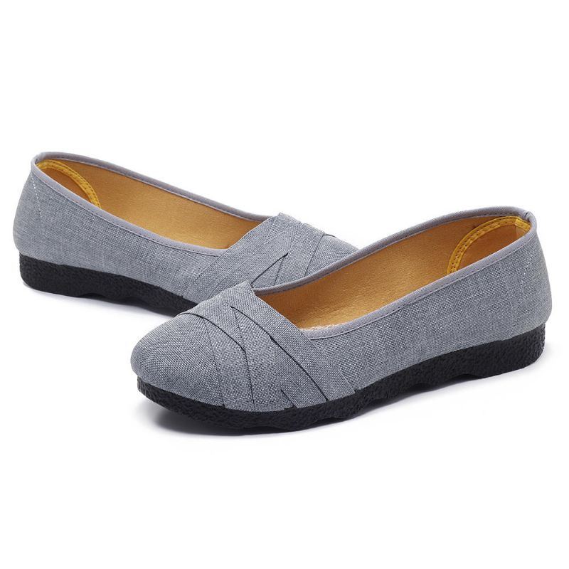 Große Flache Loafer Mit Weicher Sohle Für Damen