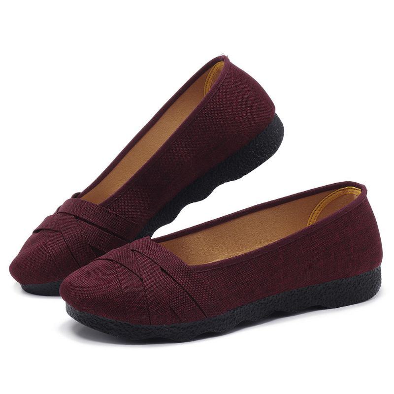 Große Flache Loafer Mit Weicher Sohle Für Damen