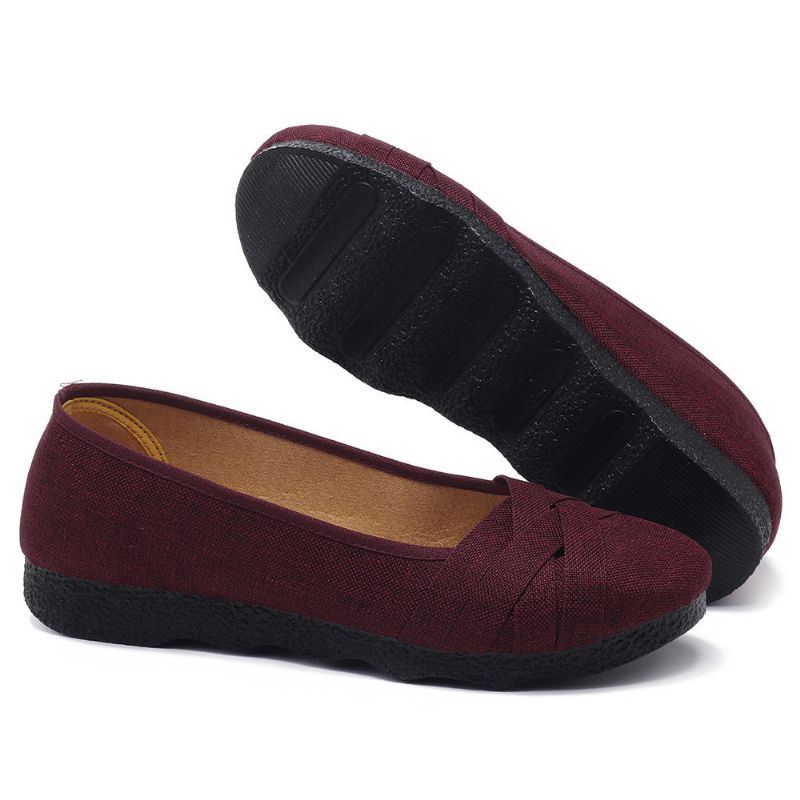 Große Flache Loafer Mit Weicher Sohle Für Damen