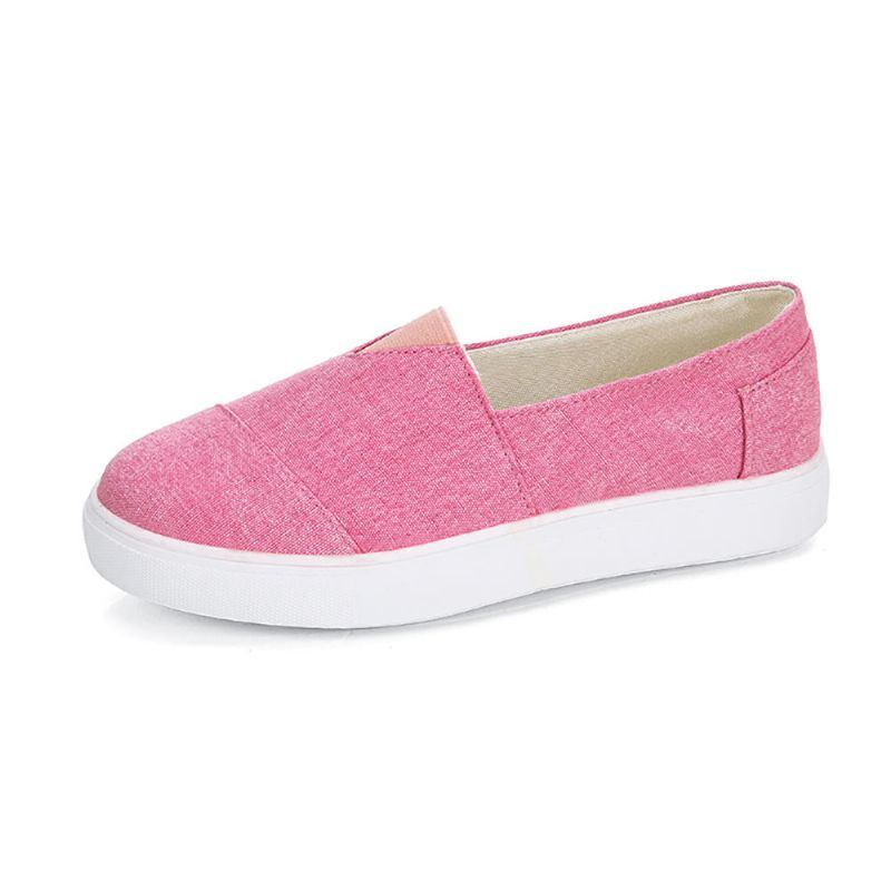 Lässige Einfarbige Slip On Slipper Für Damen In Großen Größen