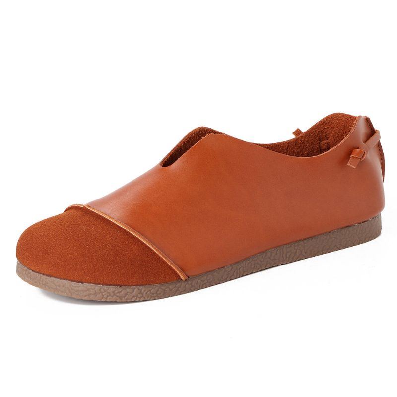 Lässige Gespleißte Flache Slip On Slipper Für Damen