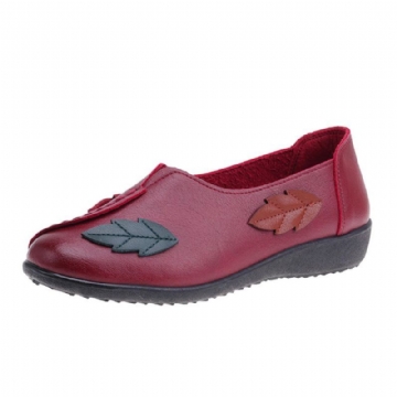 Weicher Bequemer Flacher Blumenschuh Für Damen