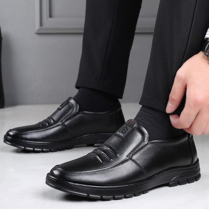 Atmungsaktive Business Schuhe Zum Hineinschlüpfen Mit Weicher Sohle Für Herren