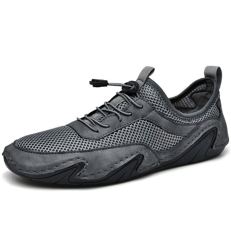 Atmungsaktive Herren Mesh Leichte Rutschfeste Weiche Freizeitschuhe