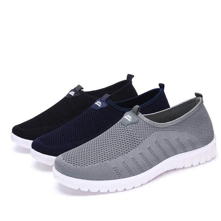 Atmungsaktive Mesh Sohlen Für Herren Lässige Walking Loafer