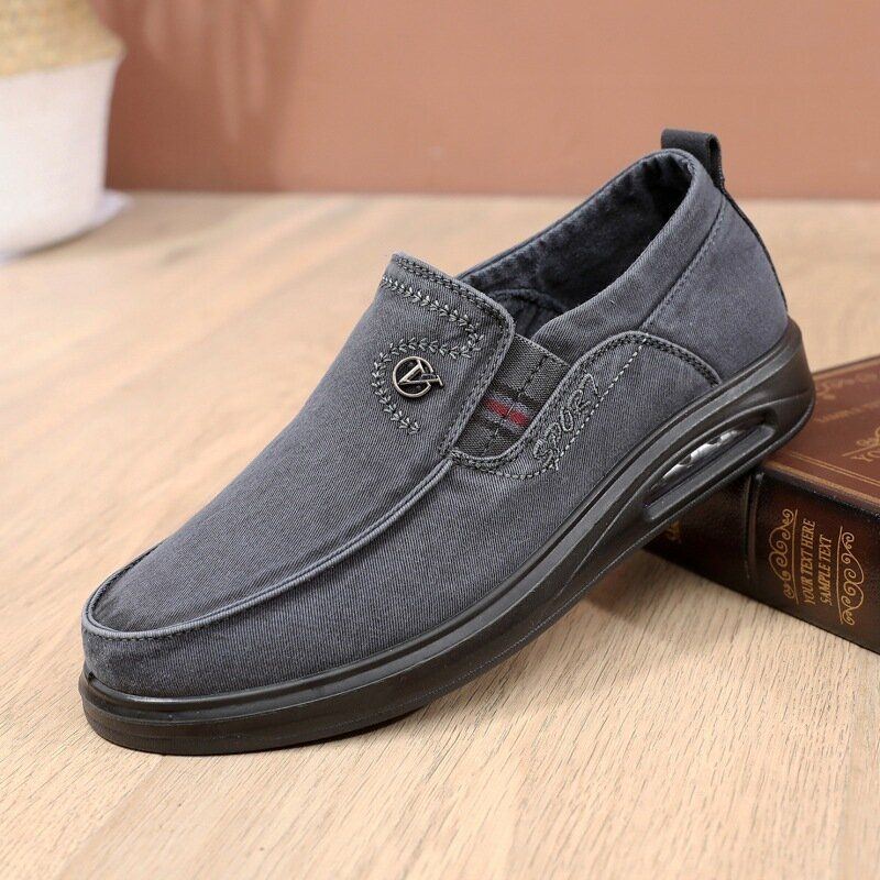 Atmungsaktive Weiche Sohle Rutschfester Bequemer Slip On Old Peking Freizeitschuhe