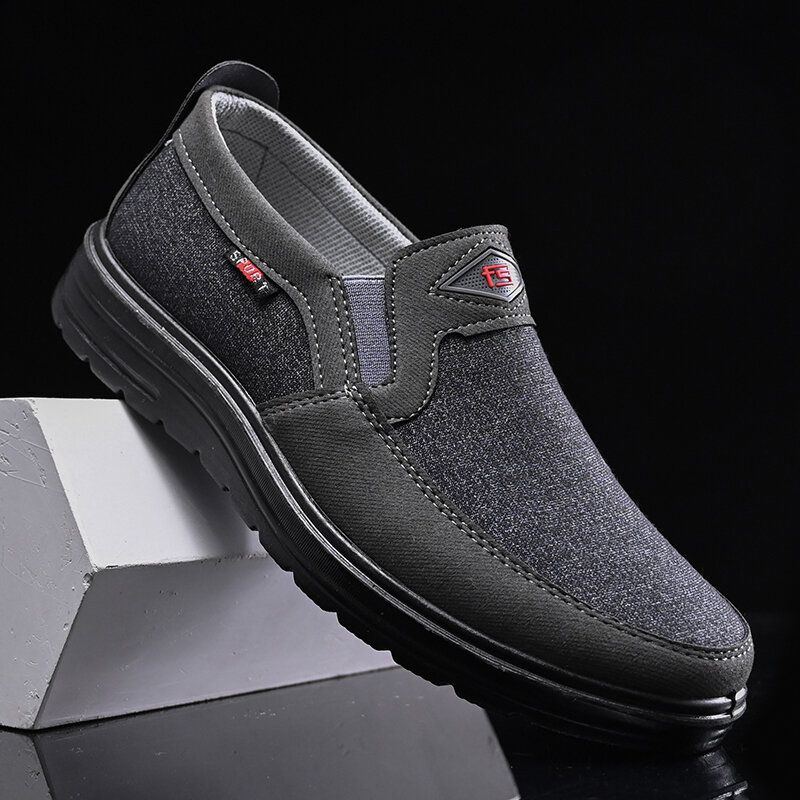 Bequeme Tragbare Atmungsaktive Elastische Slip On Laufschuhe Für Herren