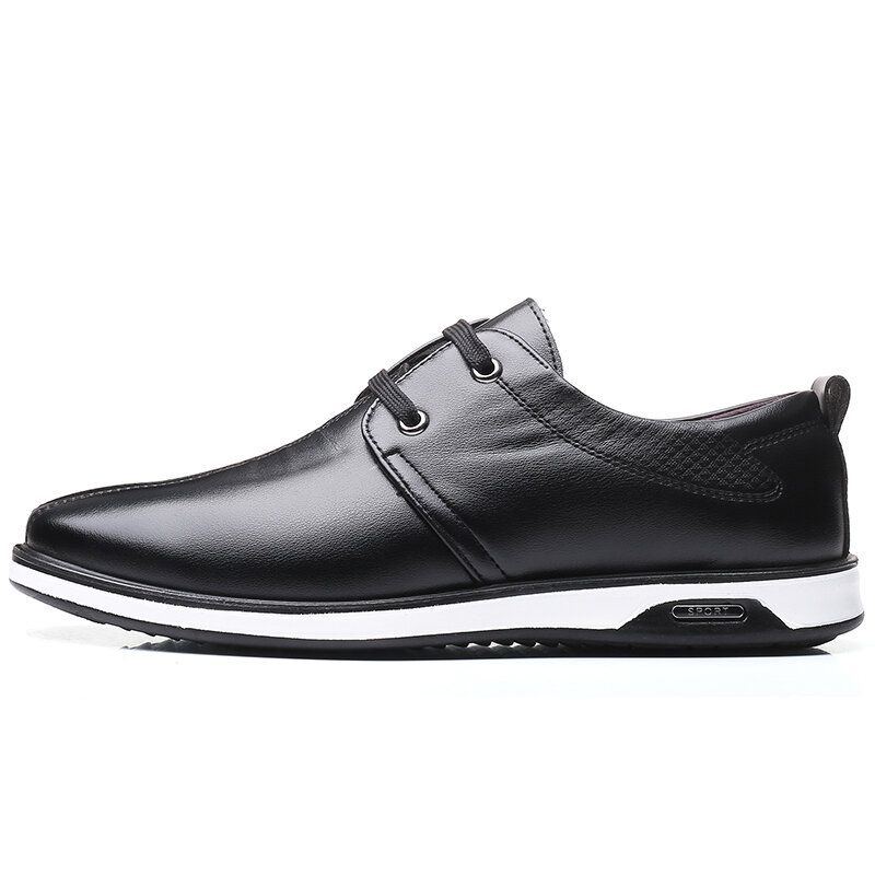 Herren Bequeme Mikrofaser Leder Weiche Sohle Rutschfeste Business Casual Schuhe