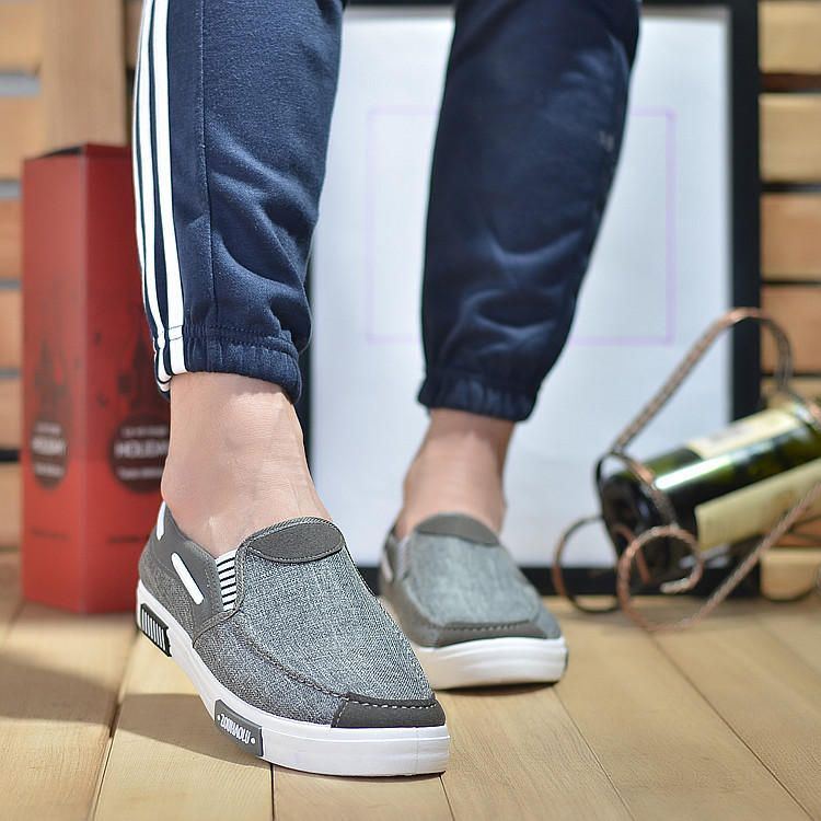 Herren Canvas Casual Soft Comfy Daily Business Loafer