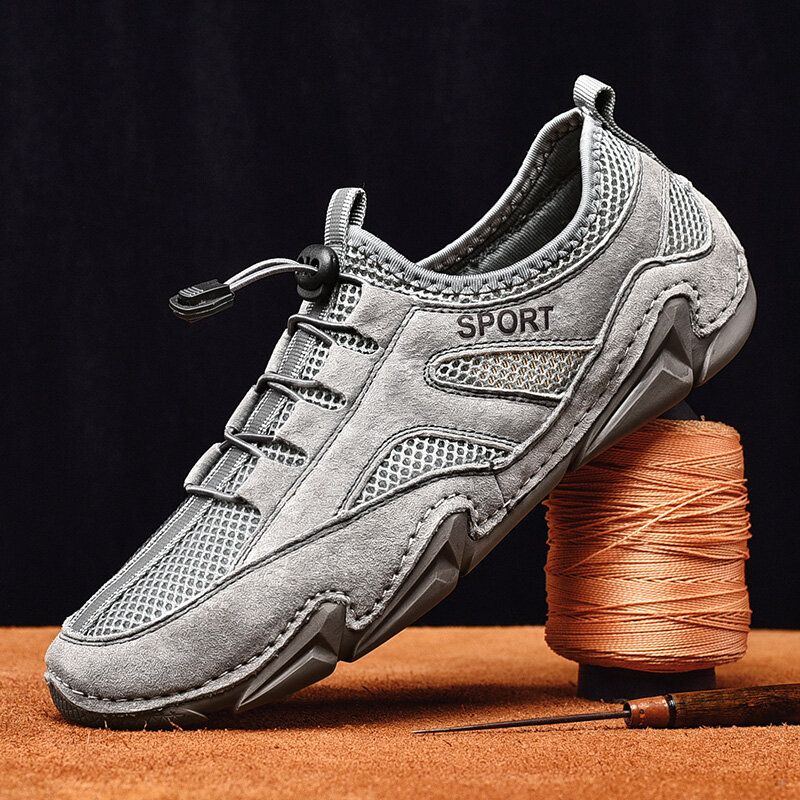 Herren Mesh Turnschuhe Atmungsaktive Rutschfeste Weiche Sport Freizeitschuhe