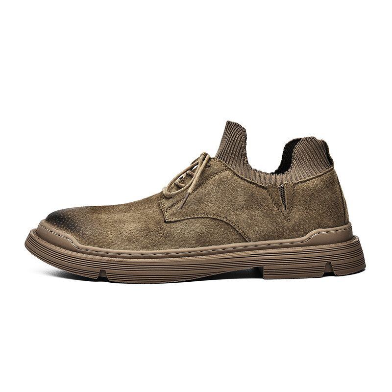 Herren Outdoor Rutschfeste Low Top Schnürschuhe Lässige Socke Arbeitsschuhe