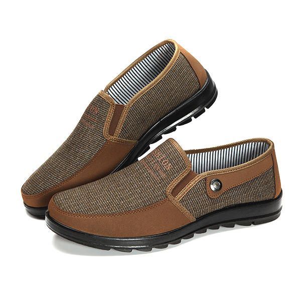 Herren Slipper Aus Weichem Lässigem Wildleder Flache Outdoor Loafer