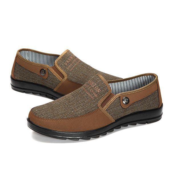 Herren Slipper Aus Weichem Lässigem Wildleder Flache Outdoor Loafer