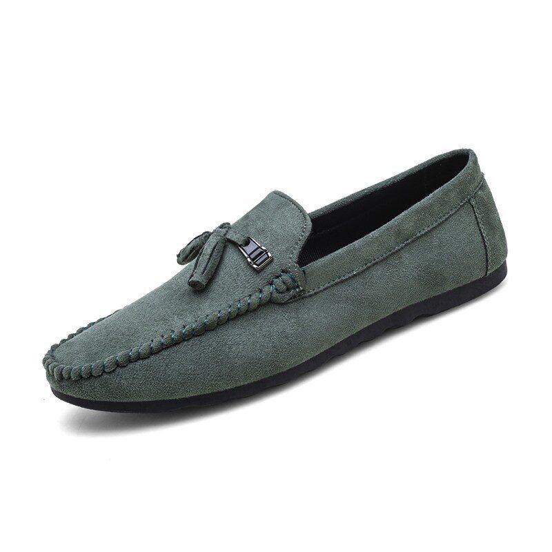 Herren Tassel Decor Bequeme Synthetik Wildleder Slip On Casual Loafers