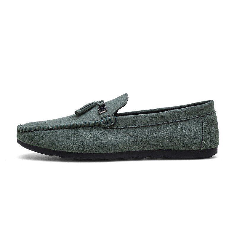 Herren Tassel Decor Bequeme Synthetik Wildleder Slip On Casual Loafers