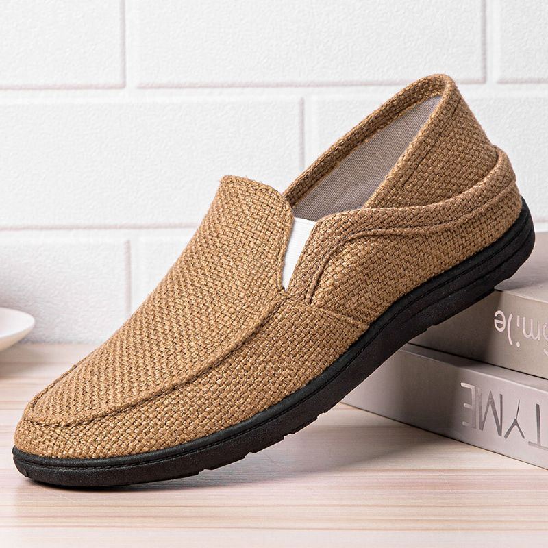 Herren Tragbare Slip On Schuhe Mit Weicher Sohle Und Lässigem Fahrstil