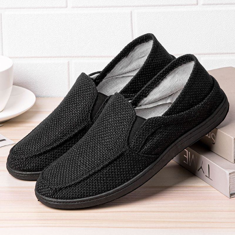 Herren Tragbare Slip On Schuhe Mit Weicher Sohle Und Lässigem Fahrstil