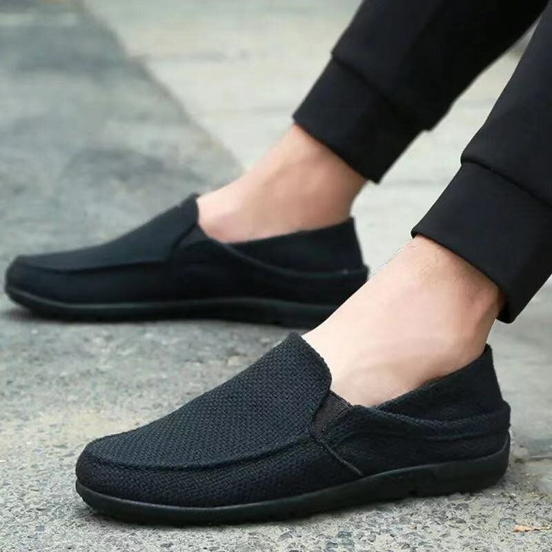 Herren Tragbare Slip On Schuhe Mit Weicher Sohle Und Lässigem Fahrstil