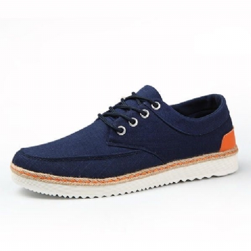 Herren Turnschuhe Canvas Causal Outdoor Sport Flat Bequeme Oxfords Schuhe